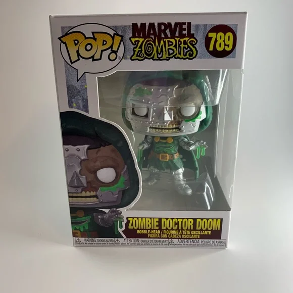 Funko POP! Marvel Zombies #789 Zombie Dr Doom - NWT - Picture 3 of 5